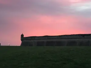 Sonnenuntergang auf der Zitadelle