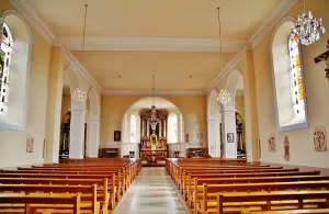 El interior de la iglesia de San Blas