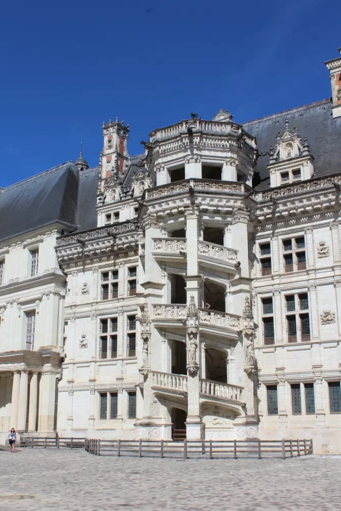 Blois - Escalier du château