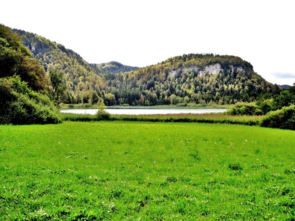 Bonlieu - Bonlieu Lake, gezien vanaf de noordelijke oever (© JE)