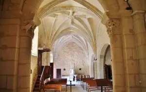 Inside the Saint-Laurent church