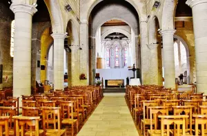 The interior of the Saint-Jean-Baptiste church