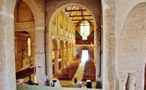 The interior of the Saint-Jean-Baptiste church
