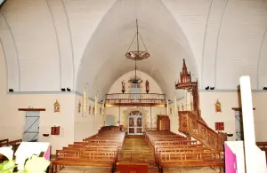 Het interieur van de kerk