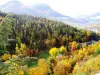 View of the park and the valley of Briançon