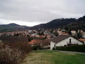 Vue sur une partie du village de Ceyrat