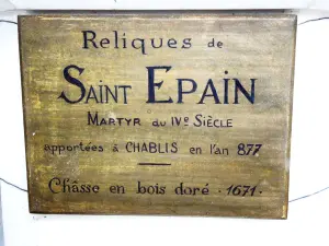 Explanation of Saint Epain (© Jean Espirat)