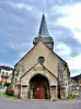 Chambon-sur-Lac - Voorportaal van de kerk van St. Stephen (© J. E)
