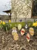 Les décorations de printemps dans le village