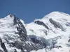 Les trois monts, le Mont Blanc