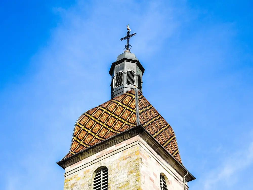 Champagney - Roof of the bell tower of Champagney (© JE)