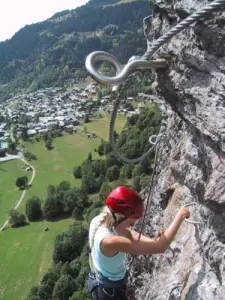 Via ferrata - View of the village