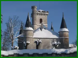 Het kasteel onder de sneeuw