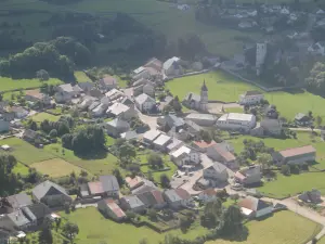 Das Dorf, Luftbild