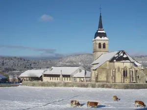 Die Kirche unter dem Schnee
