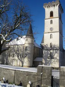 Het kasteel in de sneeuw