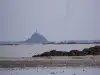 Blick auf den Mont-Saint-Michel seit Bereich von Sol Roc