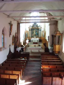 Dicy - Vue de la nef de l'église