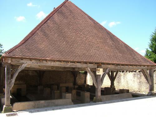 Châteauvillain - parque Lavoir flotante, único en Francia