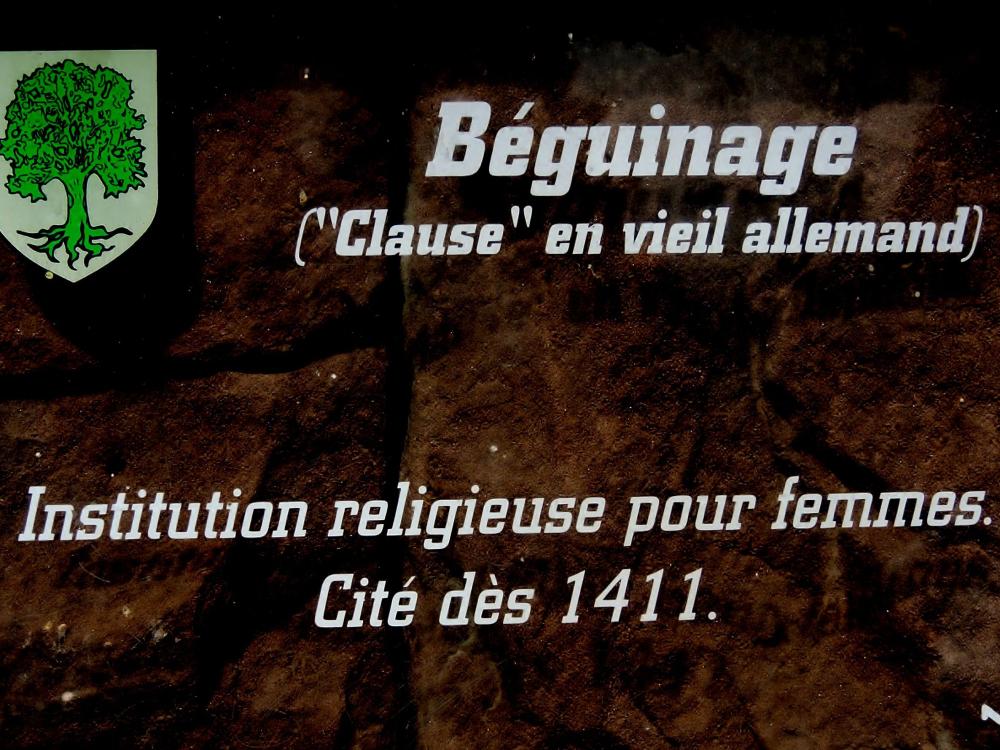 Châtenois - Information about the beguinage (© J.E)