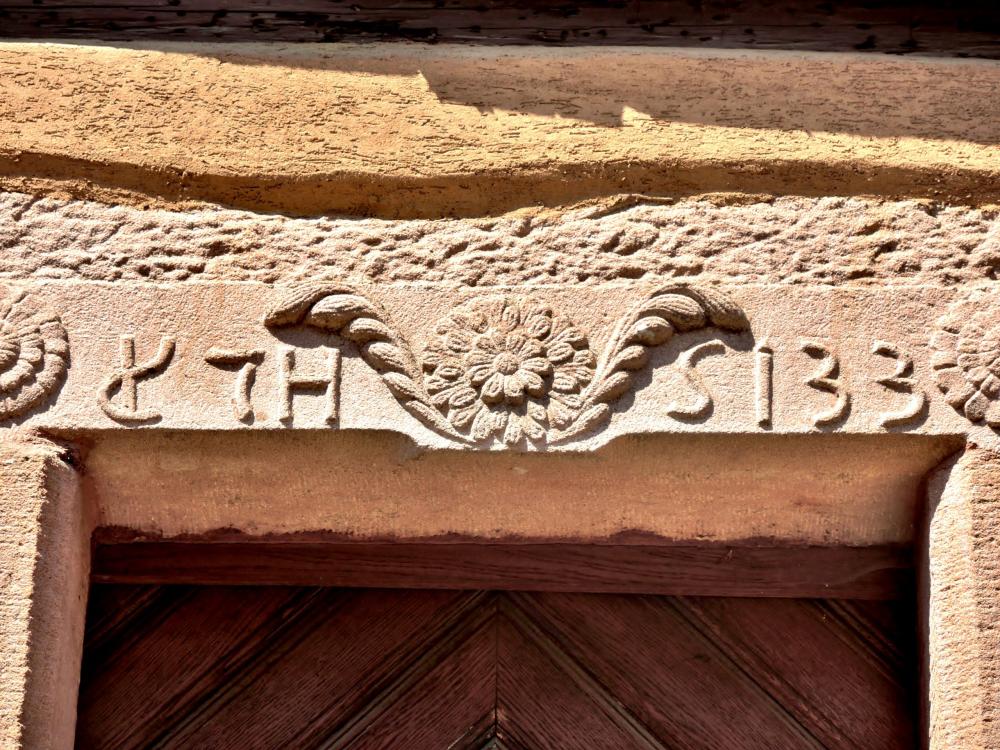 Châtenois - Lintel, dated (© J.E)