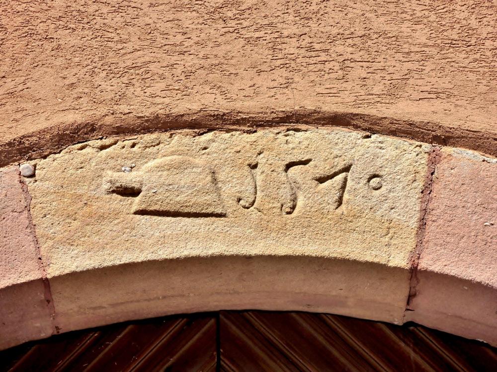 Châtenois - Lintel, dated (© J.E)