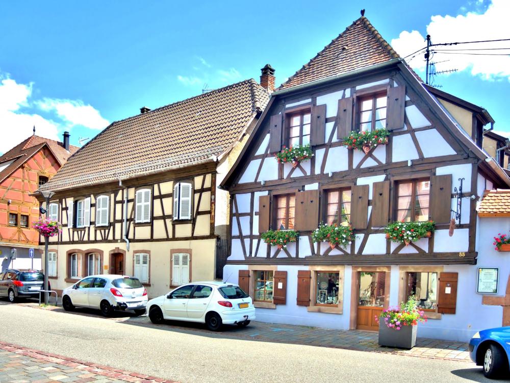 Châtenois - Half-timbered houses (© J.E)