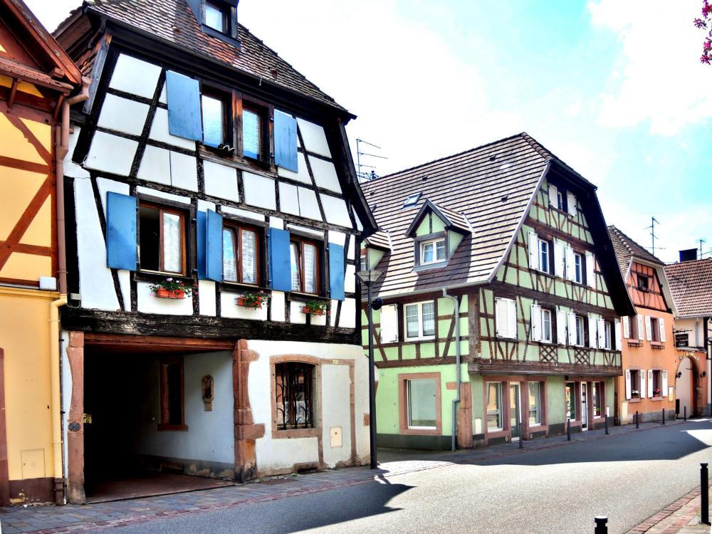 Châtenois - Half-timbered houses (© J.E)