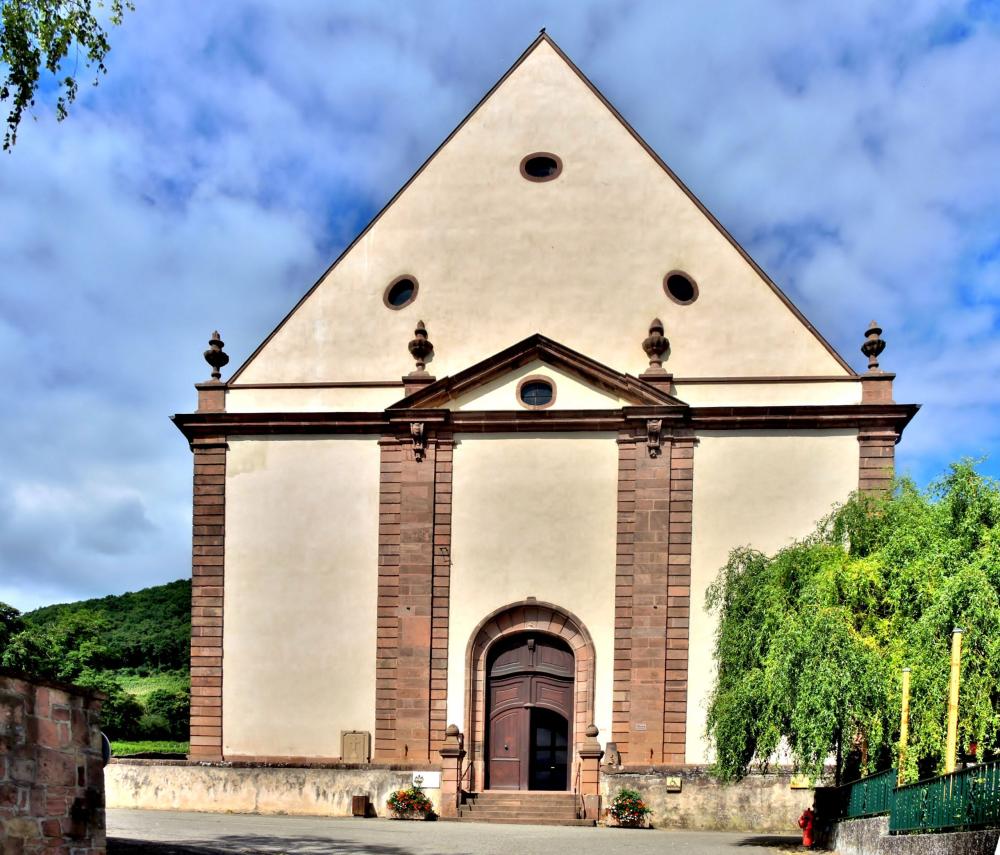 Châtenois - Façade of the Saint-Georges church (© J.E)