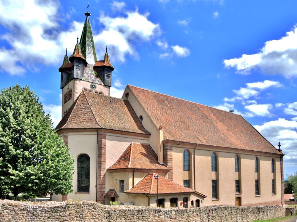 Châtenois - Eglise Saint-Georges, seen from behind (© J.E)
