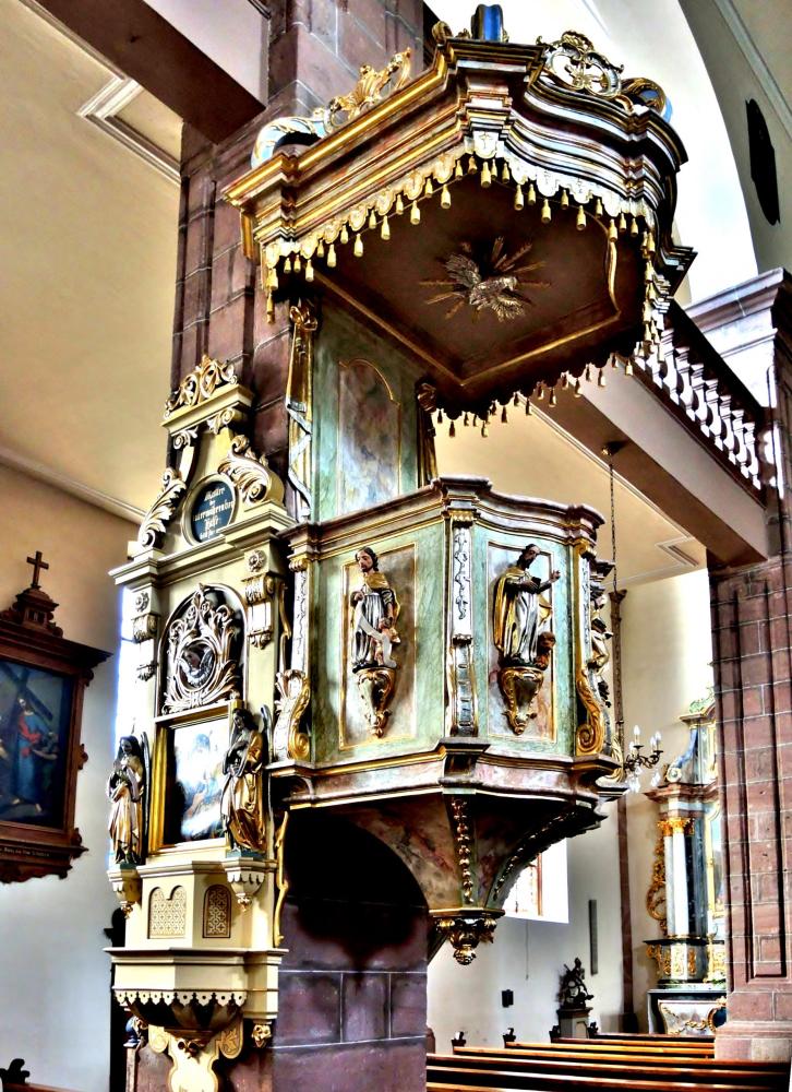 Châtenois - Chair of the Church (© J.E)