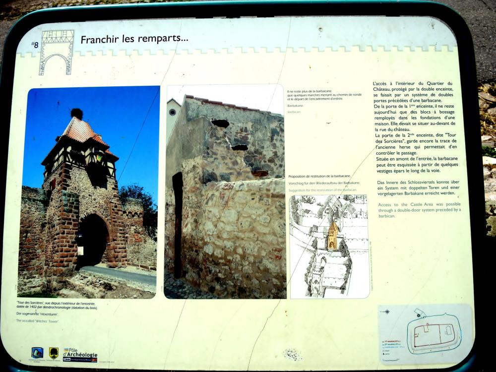 Châtenois - Information on the ramparts (© J.E)