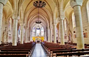 Interior de la iglesia de Saint-Maurice