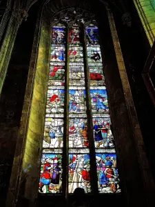 Vidriera de la iglesia de San Nicolás (© Jean Espirat)