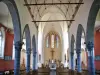 Interior de la iglesia de Saint-Vaast