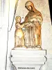 Clairvaux-les-Lacs - Standbeeld van St. Anne, de Maagd opleiden (© Jean Espirat)