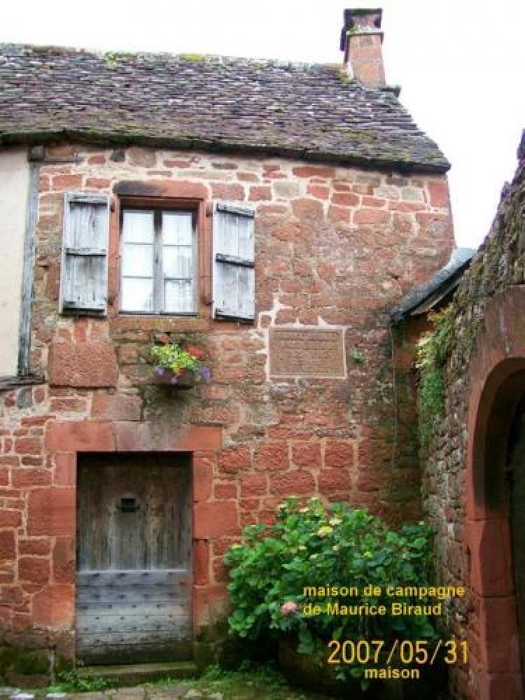 Collonges-la-Rouge - Landhaus, die Maurice Biraud gehörte