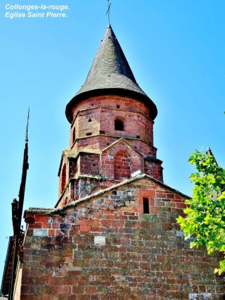 Collonges-la-Rouge - Kirchturm St. Peter (© Jean Espirat )
