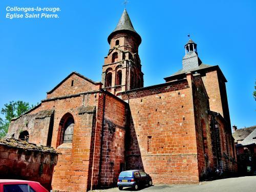 Collonges-la-Rouge - Rückansicht der Kirche (© Jean Espirat )