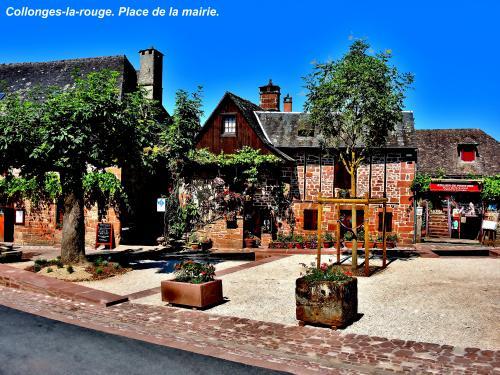 Collonges-la-Rouge - Rathausplatz (© Jean Espirat )
