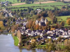 Aerial view of Combourg
