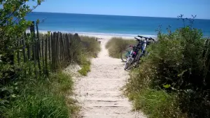 Arrival on the beach Kermor