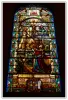Church sacred Heart - Stained glass depicting the consecration of the church (© G. Charbonnel)