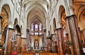 Interior of the Saint-Jacques church