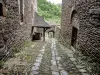 Conques-en-Rouergue - Rue Jérôme Florens and former Iron Gate (© JE)