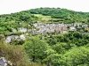 Conques, seen from the Bancarel belvedere (© JE)