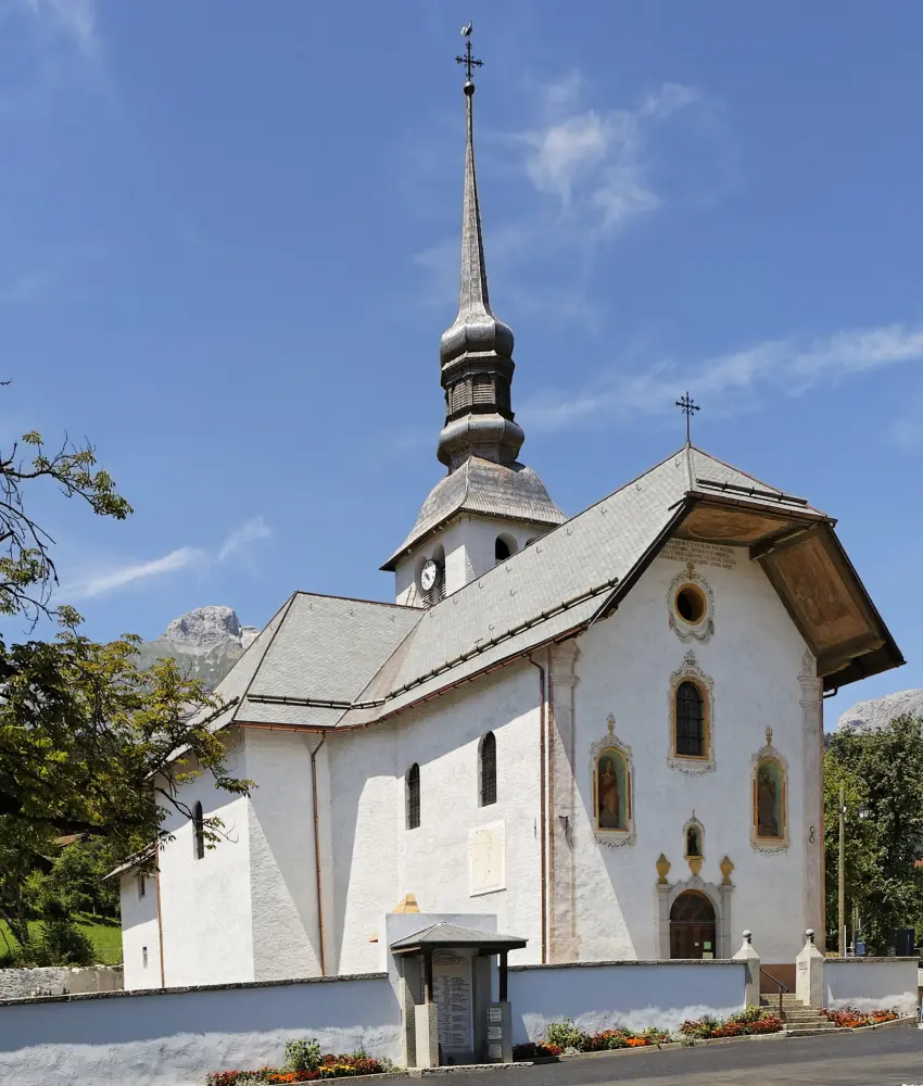 Cordon - De genoemde barokke kerk