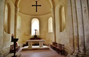 The interior of Notre-Dame church