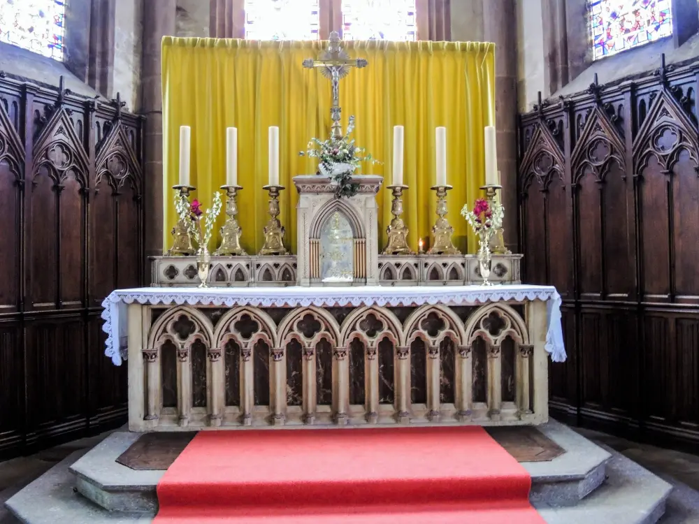 Cornimont - Retable de l'église de Cornimont (© J.E)