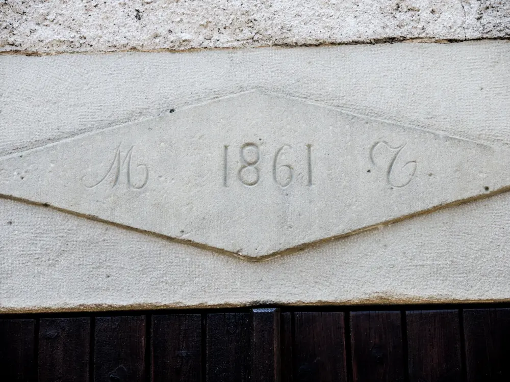 Corravillers - Lintel gedateerd 1861 (© J.E)